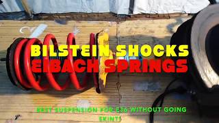 BMW E36 Bilstein & Eibach Lowering Suspension Strut and Spring Set - Best Suspension 4 Da Money