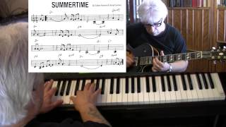 Summer Time - guitar & piano jazz cover - Yvan Jacques