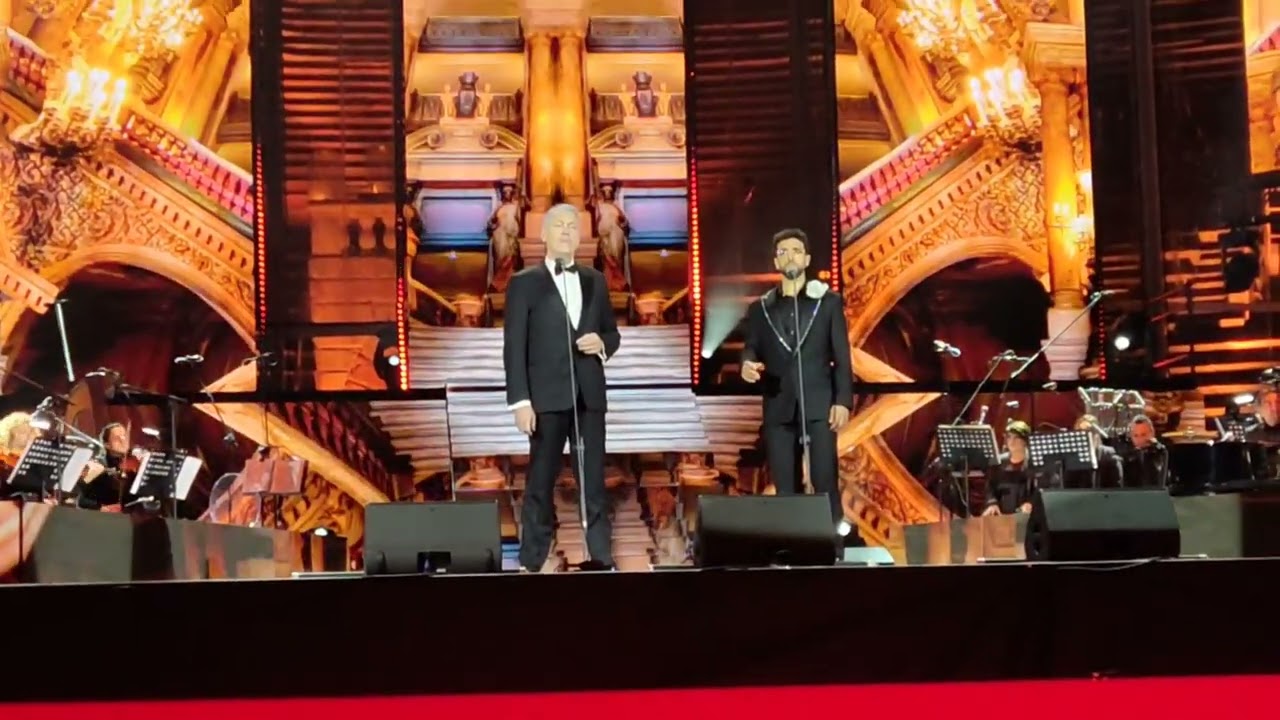 My Video: 'Au font de temple saint', Gianfranco Montresor & Piero Barone, Il Volo, Verona 3 May 23.