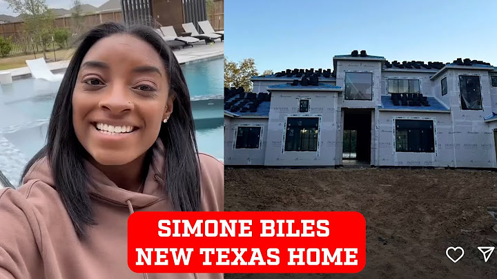 Simone Biles stuns with the new Texas home she is building with her husband Jonathan Owens