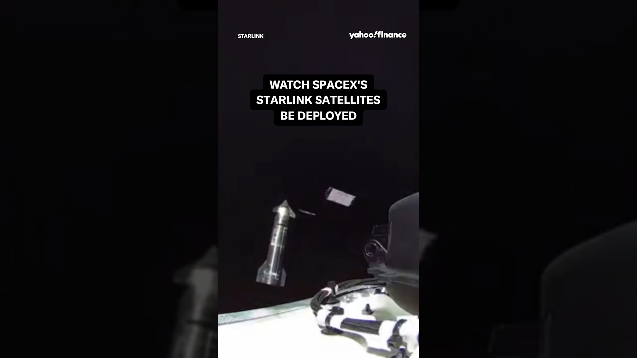 Watch SpaceX deploy a new batch of Starlink satellites. 🛰️