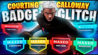 NBA 2K23 *NEW* INSTANT BADGE GLITCH! BADGE TUTORIAL NBA 2K23! COURTING CALLOWAY QUEST