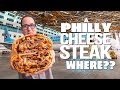 YOU WON&#39;T BELIEVE WHERE WE MADE THIS INSANE PHILLY CHEESESTEAK... 🤤✈️ | SAM THE COOKING GUY