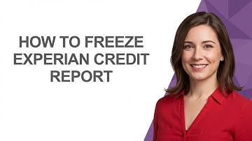 How to Freeze Experian Credit Report - AshleyHowTo