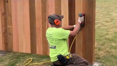 Build a Cedar Privacy Fence Part 3 – Install the Pickets
