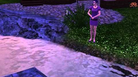 sims 3 fishing garden