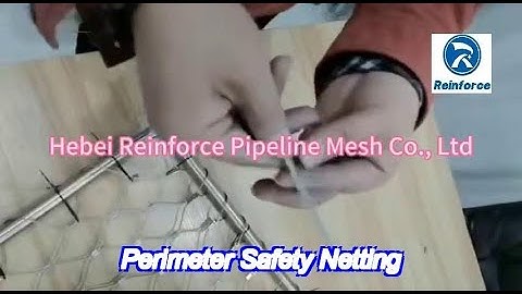 5 mm chain link rooftop helideck perimeter safety nets for helipad