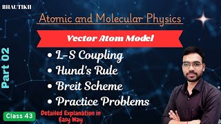 Vector Atom Model | LS Coupling | Hund’s Rule | Breit Scheme | AMP | RPSC | GATE | NET | IIT-JAM