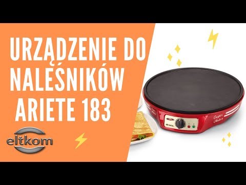Urządzenie do naleśników ARIETE 183 - Recenzja, test | Stylistyka z lat 50-tych❗️❗️❗️