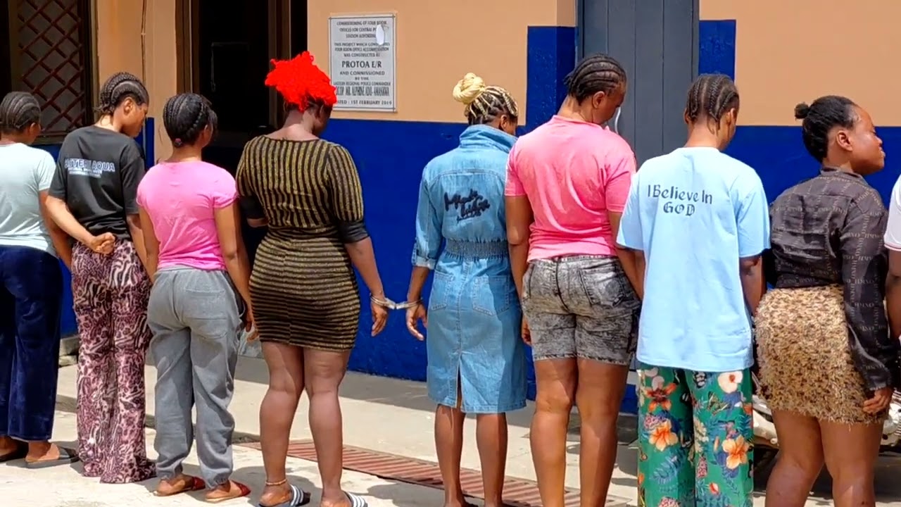 Nigerian Commercial Sex Workers In Koforidua arrested 