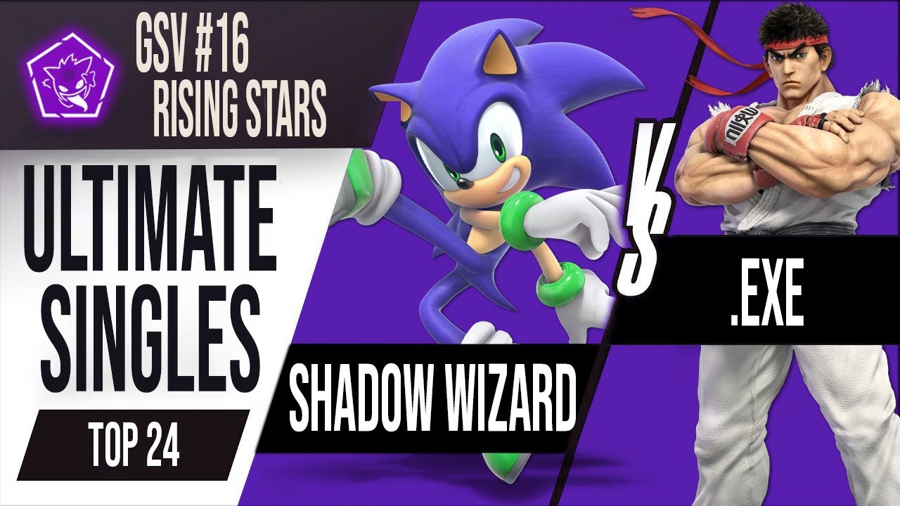 GSV #16: Rising Stars - Top 24 - Shadow Wizard (Sonic) Vs .exe (Ryu) | Smash Ultimate Lima Perú