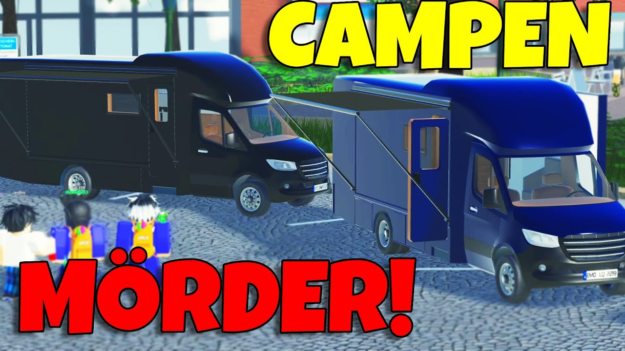 MÖRDER VERFOLGT uns beim CAMPEN ?! WOHNMOBILE auf TOUR |  ROBLOX Deutsch