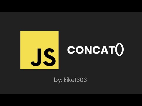 Método CONCAT | Javascript