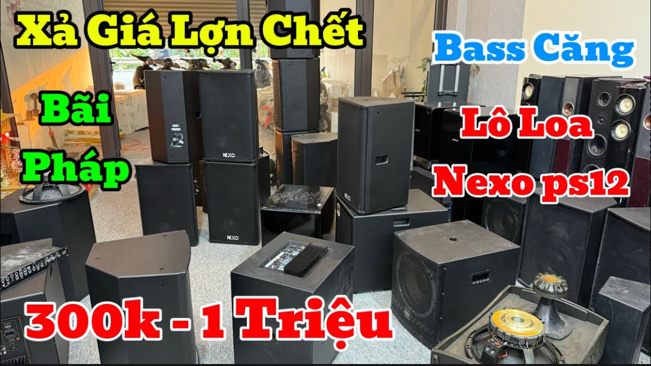 Xả Giá Lợn Chết Cho Lỗ Loa Nexo ps12 Bãi Pháp 🇫🇷 Giá 300k - 1 đôi, Xả Sub Nexo v88 Pháp Giá 1 Triệu 