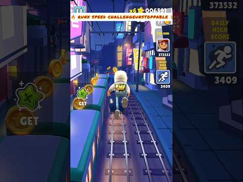 RunX Unstoppable Run Challenge Subwaysurfers Shortsfeed Gaming Viral Youtubeshorts New2025