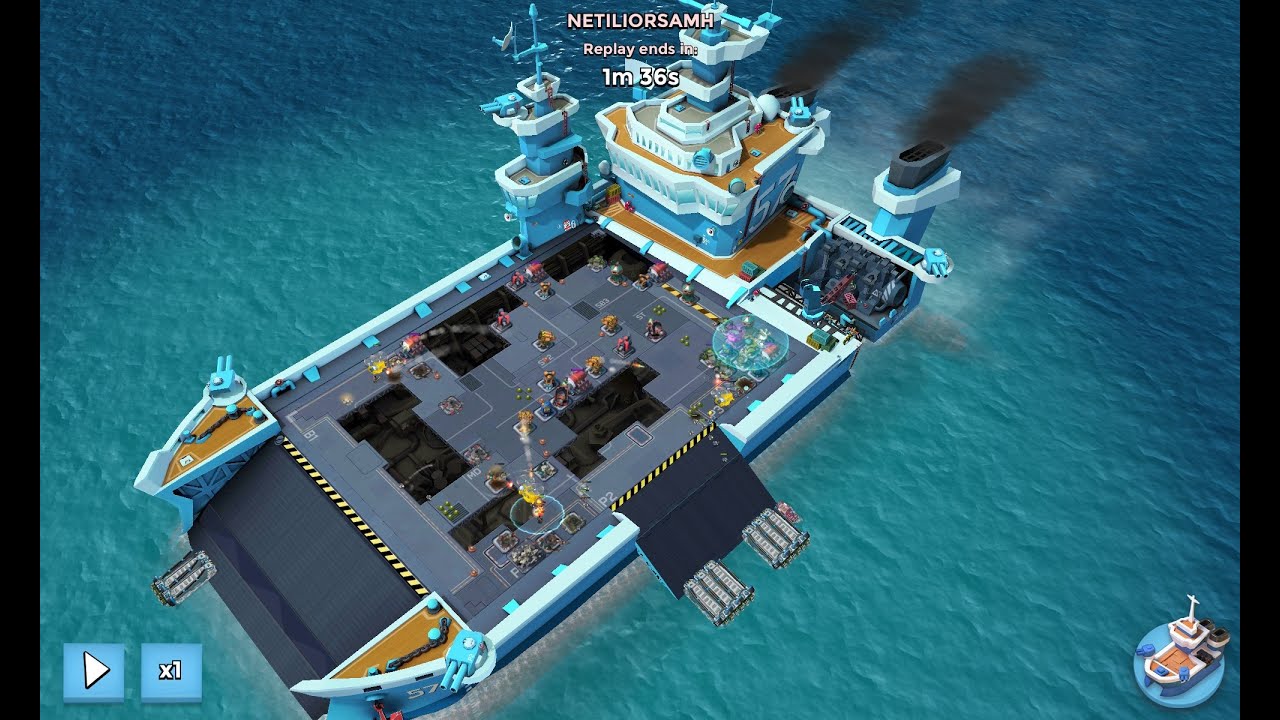 Boom Beach Warships season 44 Rank 19 and Boss fight for 20!! YouTube