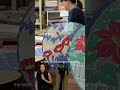 CRAFT CHRONICLES ep.129 → The Fan Containing Washi Art #japanesefan #washi #japanesewashi #uchiwa