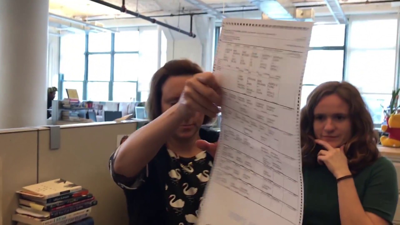 WNYC Views NYCs New Ballot for the First Time