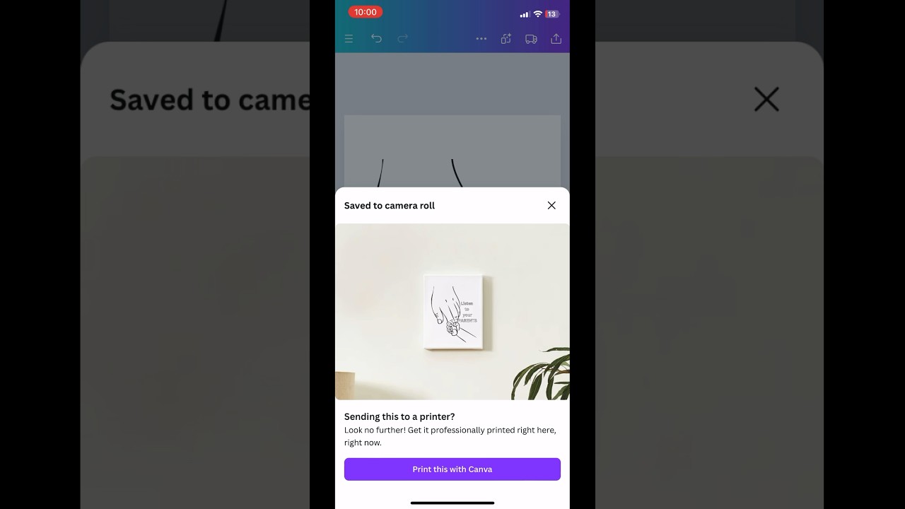 How to create canvas design with Canva app 