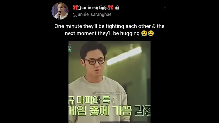 One moment they fighting next moment they hugging each other #seventeen