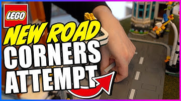 Attempting CORNERS using the NEW LEGO ROAD PLATES! (To use in my 2021 LEGO City updates)