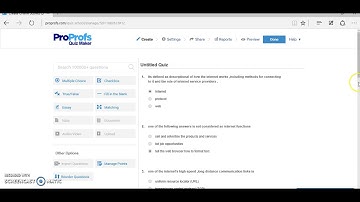 ProProfs: Tutorial 02, Part 04