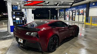 2AM CITY DRIVE POV (LOUD CORVETTE Z06)