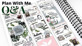 Plan With Me: Q&A Session | Time Management, Business Tips, Fun Questions! (ft. TheGivingGirl)