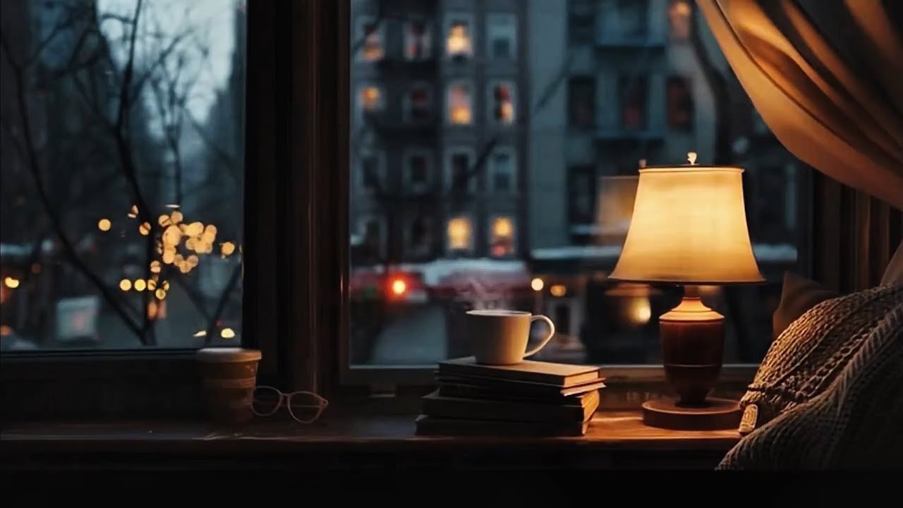 Cozy NYC Night 🌙 | Quiet Window & Distant City Ambience (2 Hours, No Music)