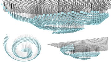 Parametric ceilling decoration