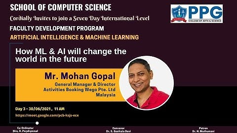 FDP on AI & ML Day-3 2021