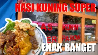 SARAPAN SUPER NASI KUNING PA ROWI.... MANTEP!