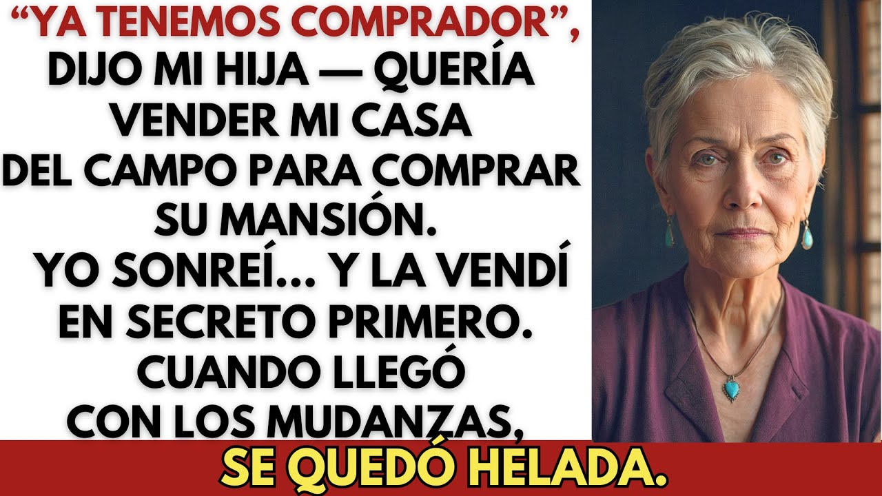 Mi hija quiso vender mi casa del campo — pero la vendí en secreto antes que ella
