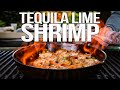 Quick and Easy Tequila Lime Shrimp Recipe | SAM THE COOKING GUY 4K