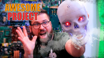 Homemade Mini Smoke Machine | 3D Printed Skull & Voices