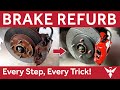 STEP BY STEP: Brake Pads Brake Discs and Painting Callipers