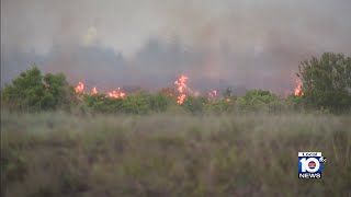 South Florida fires could pose health risks to people with underlying conditions
