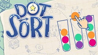 Dot sort: Match balls by Color. Sorting puzzle - Gameplay screenshot 1