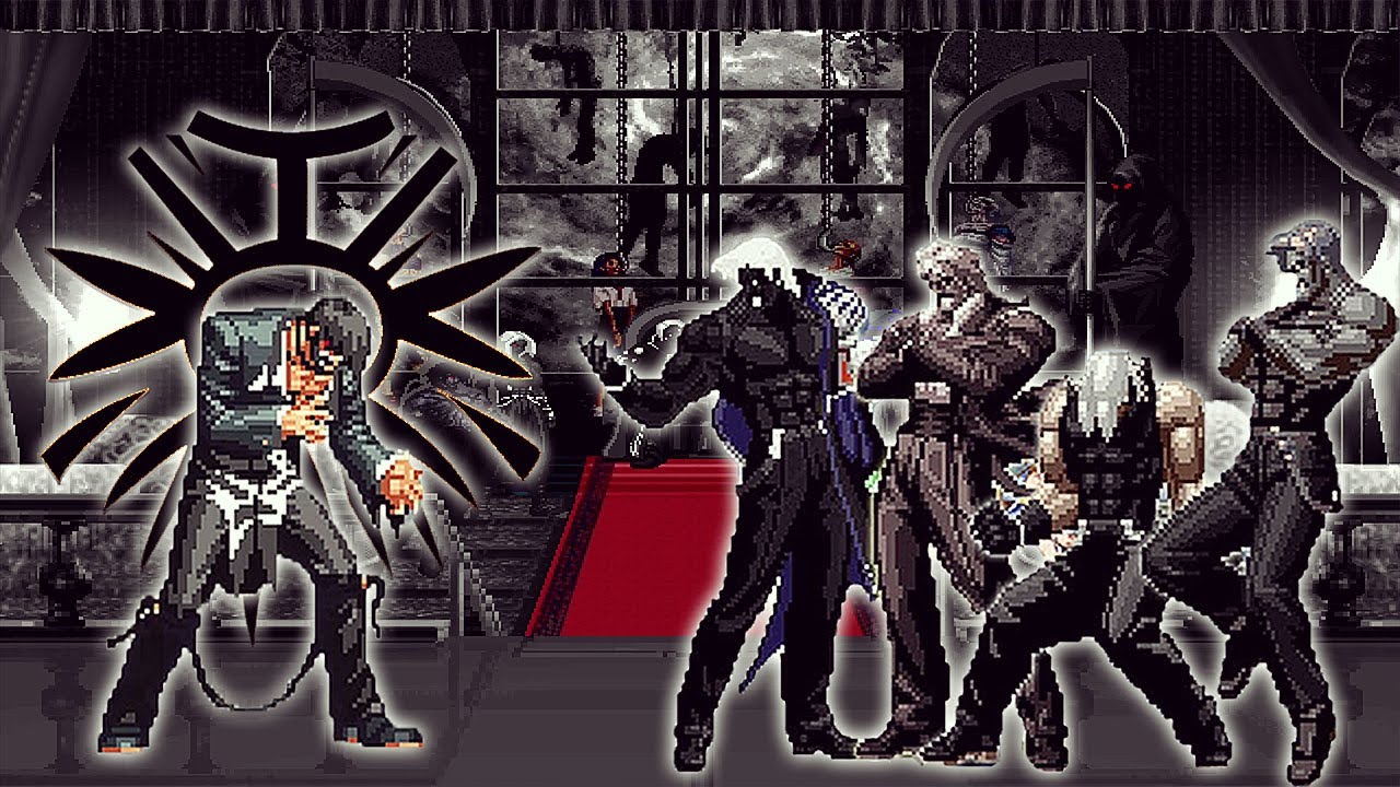 [KOF MUGEN] Orochi Iori QS Vs Ultimate Rugal Team - YouTube