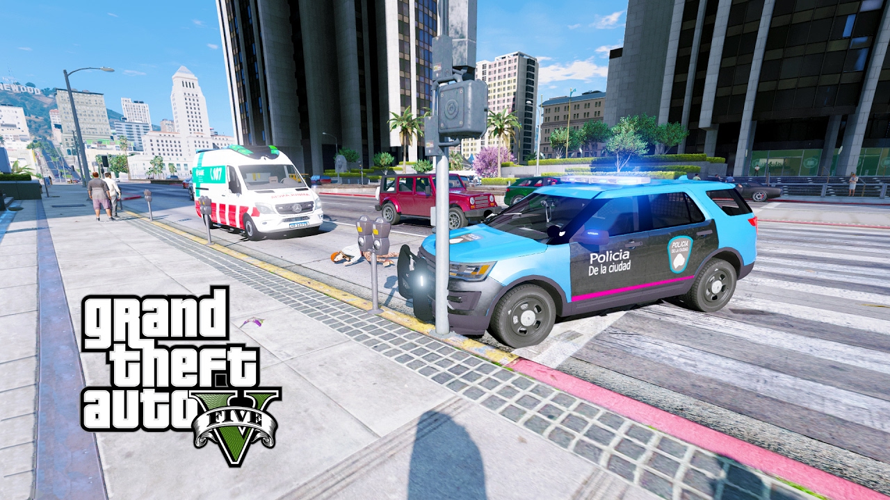 GTA 5 | PARAMEDIC MOD |  Ambulancia de Argentina | SAME