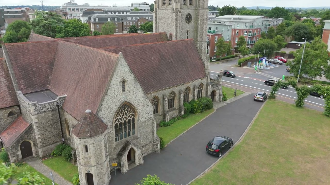 St John’s Church, Tunbridge Wells | Aerial Views of Historic Town Church
