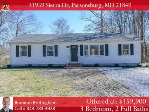 31959 Sierra Dr, Parsonsburg, MD home video tour