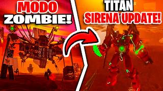 MODO ZOMBIE !! TITAN SIRENA !! FILTRACION SNEAK PEEK Roblox Skibidi Toilet Blockade Battlefront