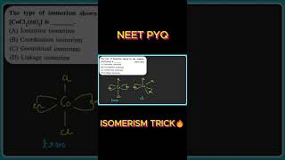 Isomerism: 99% Wrong 😳 #neet #shorts