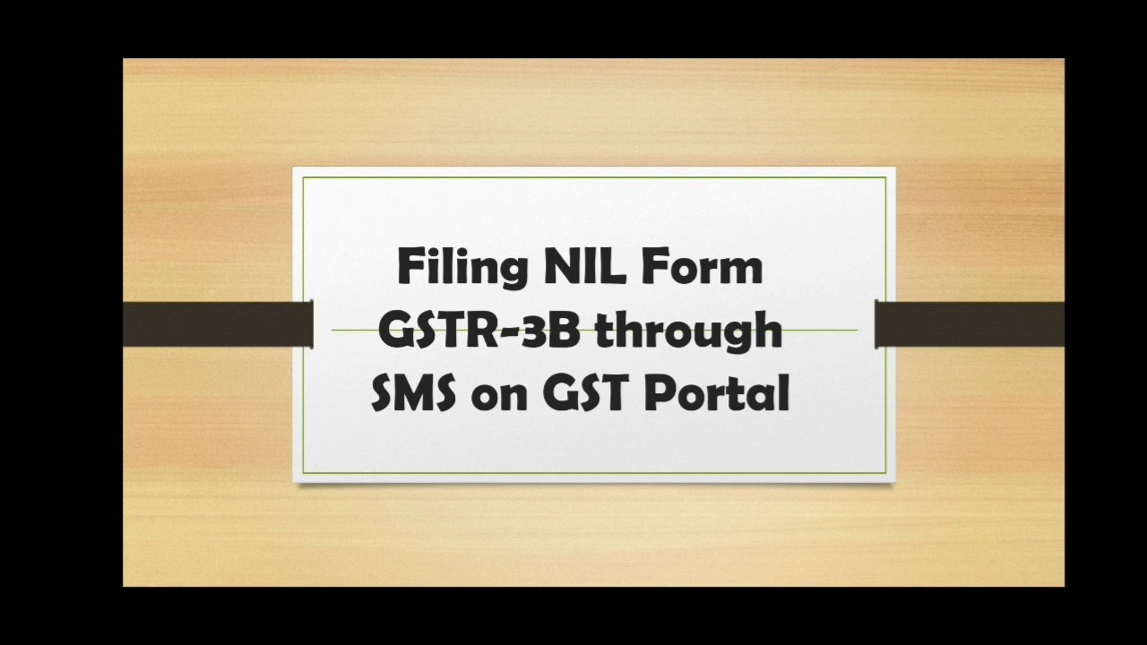 File your GST return by SMS