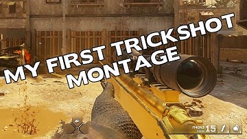 COD 4 - MY FIRST TRICKSHOT MONTAGE #1