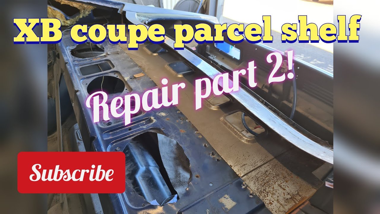 XB coupe parcel shelf repair part 2 YouTube