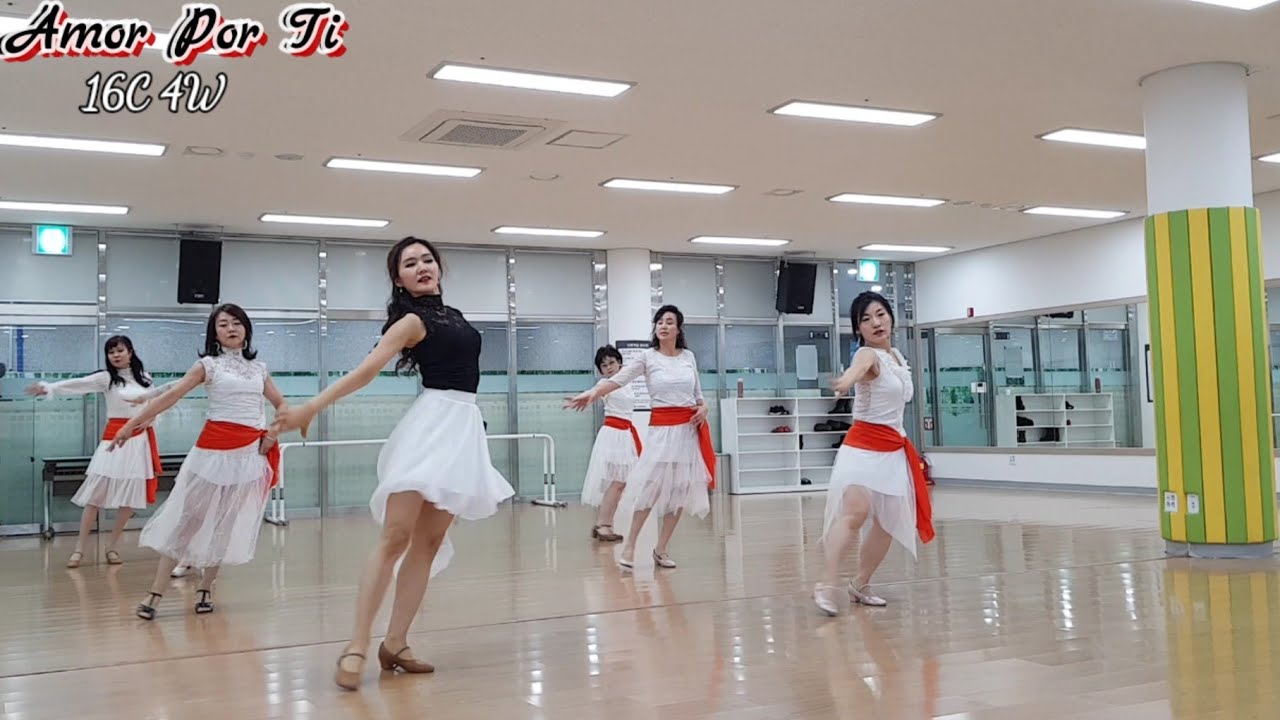 Amor Por Ti : 너를 사랑해(High Beginner) dance& teach line dance