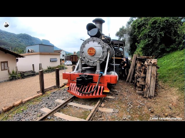 🇧🇷 Locomotiva a vapor 232 / 232 Steam locomotive Brazil - 2023 -  Apiúna/SC - (Brasil) 