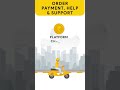 How to get order, Payment, help and support in Rapido app?